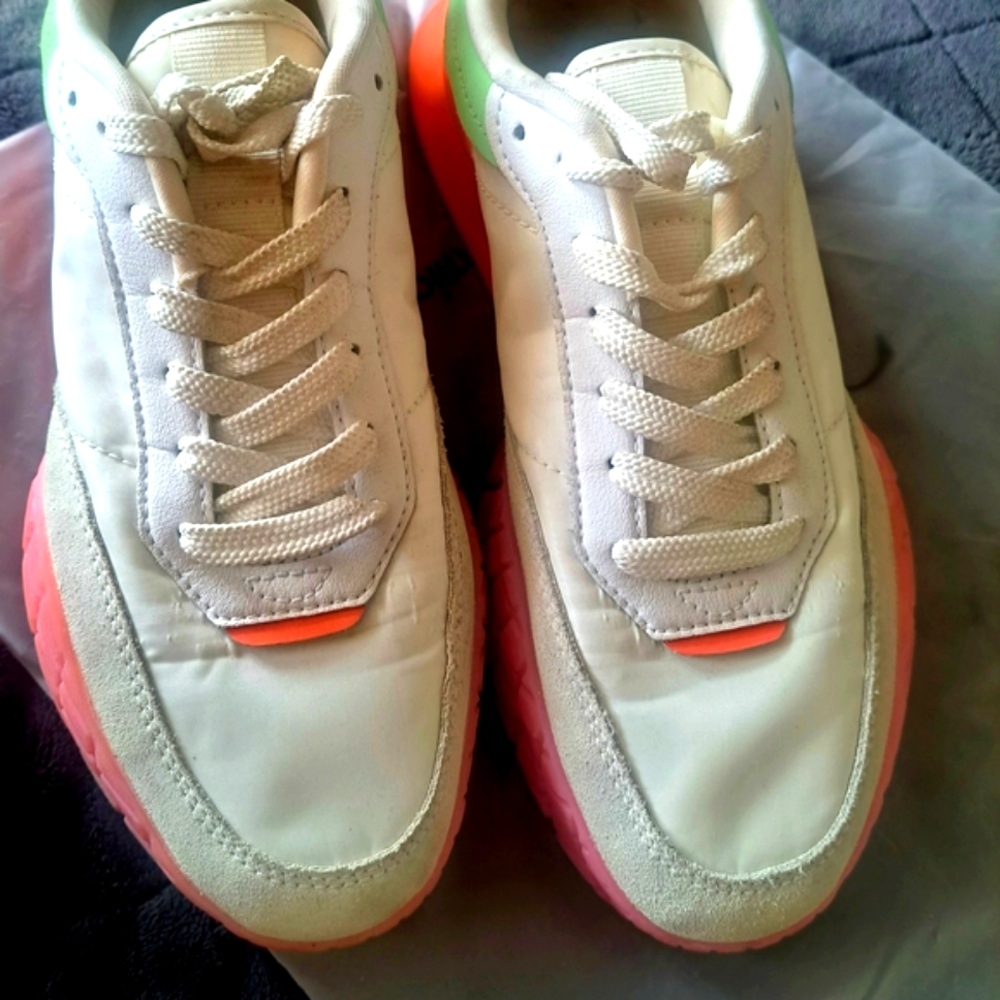 MANGO Leather Sneakers - Picture 7 of 7